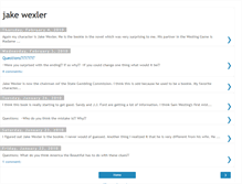 Tablet Screenshot of jakewexler-wernimont.blogspot.com