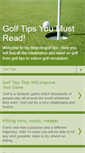 Mobile Screenshot of golftipsss.blogspot.com