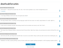Tablet Screenshot of deathcabforcuties.blogspot.com