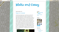 Desktop Screenshot of blakeandcasey.blogspot.com