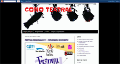 Desktop Screenshot of conoteatral.blogspot.com
