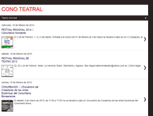 Tablet Screenshot of conoteatral.blogspot.com