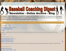 Tablet Screenshot of baseballcoachesdigest.blogspot.com