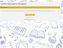 Tablet Screenshot of escuela-hosannacr.blogspot.com