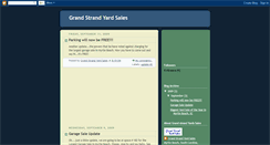 Desktop Screenshot of grandstrandyardsales.blogspot.com