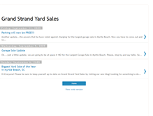 Tablet Screenshot of grandstrandyardsales.blogspot.com