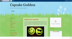 Desktop Screenshot of cupcakegoddess.blogspot.com