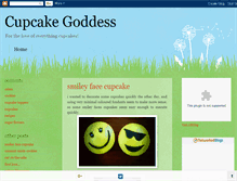 Tablet Screenshot of cupcakegoddess.blogspot.com