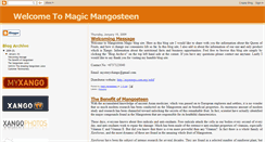 Desktop Screenshot of magicmangosteen.blogspot.com