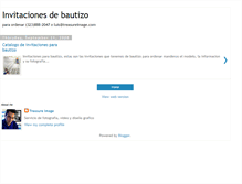 Tablet Screenshot of invitacionesdebautizo.blogspot.com