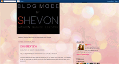 Desktop Screenshot of blogmodebyshevon.blogspot.com