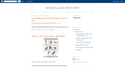 Desktop Screenshot of bismillahdesigns.blogspot.com