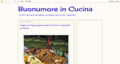 Desktop Screenshot of buonumoreincucina.blogspot.com