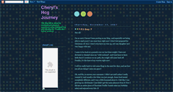 Desktop Screenshot of cherylshcgjourney.blogspot.com