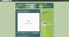 Desktop Screenshot of cocinadecarlos.blogspot.com