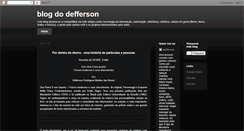 Desktop Screenshot of blogdodefferson.blogspot.com