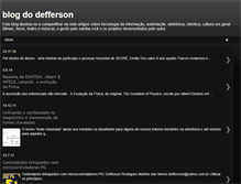 Tablet Screenshot of blogdodefferson.blogspot.com