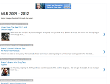 Tablet Screenshot of mlb2009.blogspot.com
