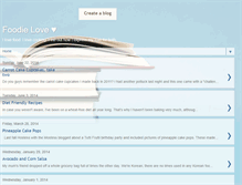 Tablet Screenshot of foodie-love.blogspot.com