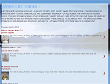 Tablet Screenshot of livinglifeseries1.blogspot.com