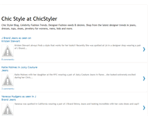 Tablet Screenshot of chicstyler.blogspot.com