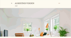 Desktop Screenshot of albertinesverden.blogspot.com