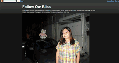 Desktop Screenshot of followourbliss.blogspot.com