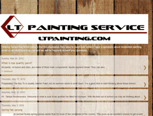 Tablet Screenshot of ltpaintingservice.blogspot.com