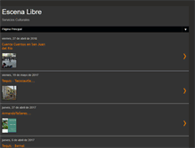 Tablet Screenshot of escenalibre.blogspot.com