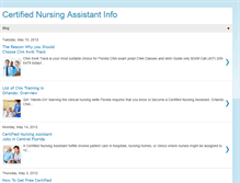 Tablet Screenshot of certifiednursingassistantrn.blogspot.com