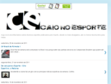 Tablet Screenshot of caionoesporte.blogspot.com