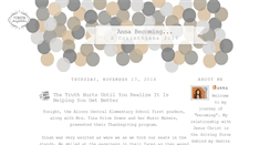 Desktop Screenshot of annabecoming.blogspot.com