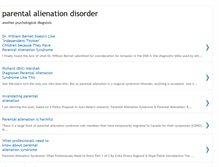 Tablet Screenshot of parentalalienationdisorder.blogspot.com