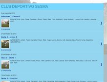 Tablet Screenshot of clubdeportivosesma.blogspot.com