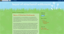 Desktop Screenshot of buyerofstructuredsettlement099.blogspot.com