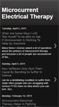 Mobile Screenshot of microcurrenttherapy.blogspot.com
