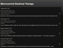 Tablet Screenshot of microcurrenttherapy.blogspot.com