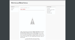 Desktop Screenshot of newdownloadhindisongs.blogspot.com