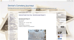 Desktop Screenshot of dencemeteryjourneys.blogspot.com