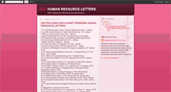 Desktop Screenshot of humanletters.blogspot.com