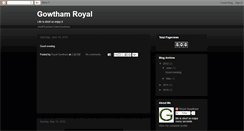 Desktop Screenshot of gowtham393.blogspot.com