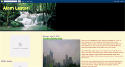 Desktop Screenshot of alamlestarialami.blogspot.com