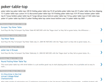 Tablet Screenshot of poker-table-top-.blogspot.com
