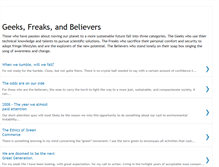 Tablet Screenshot of geeksfreaksandbelievers.blogspot.com