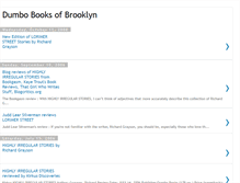 Tablet Screenshot of dumbobooksofbrooklyn.blogspot.com
