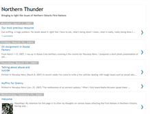 Tablet Screenshot of northernthunder.blogspot.com