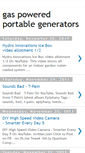 Mobile Screenshot of gaspoweredportablegenerators.blogspot.com