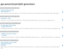 Tablet Screenshot of gaspoweredportablegenerators.blogspot.com