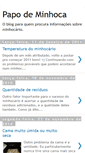 Mobile Screenshot of papodeminhoca.blogspot.com