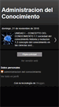 Mobile Screenshot of conocimientoadmon.blogspot.com